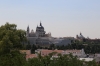 Spain, Madrid - Madrid Royal Palace as seen from Temple of Debod