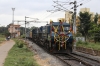 KJM WDG4s 12030/12276 arrive into Bangalore City with 16215 0645 Mysore Jn - Bangalore City Chamundi Express