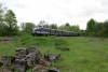 Adirondack Scenic RR - GP9 #6076, with EMD F10 #1502 dead on rear, doing a photo run-by at Boonville with a SARM Charter from Utica to Lyons Fall & return