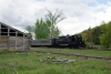 Adirondack Scenic RR - GP9 #6076, with EMD F10 #1502 dead on rear, doing a photo run-by at Boonville with a SARM Charter from Utica to Lyons Fall & return