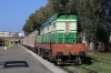 HSH T669-1047 sits at Durres, with the two coaches that would ultimately form the 1430 Durres - Kashar later that afternoon