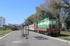 Durres, Albania - HSH T669-1060 (L) waits to depart with the 1300 Durres - Shkoder &  T669-1047 (R) sits with the two coaches that would ultimately form the 1430 Durres - Kashar