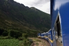 Peru Rail MLW DL560 #654 heads towards the outskirts of Cusco with train 19 0800 Puno - Cusco Wanchaq (Andean Explorer)