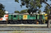 GWA Goodwin Alco DL531, 830 Class, 843 on shed at Dry Creek Motive Power Depot, Adelaide