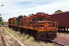 GWA Goodwin Alco DL531, 900 Class, 901, Clyde GM G18B, CK Class, CK3 & MKA G14M, 1300 Class, 1302 at Whyalla having worked a train in from Iron Baron earlier