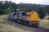 PN Goodwin/Alco DL531 48 Classes, 48162 & 48163 sandwich Clyde/EMD G26C X Class, X51 as they arrive into Parkes with 8831 Manildra - Condobolin