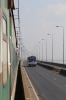 On the Bangabandhu Bridge, on board 754 0740 Rajshahi - Dhaka Kamlapur