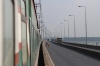 On the Bangabandhu Bridge, on board 754 0740 Rajshahi - Dhaka Kamlapur