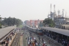 BR MEI15 2915 arrives into Biman Bandar with a train from Dhaka Kamlapur