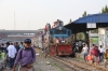 BR MEI15 2914 waits to depart Biman Bandar with a train for Dhaka Kamlapur