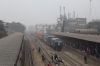 BR MEG11 2030 runs through Biman Bandar with a container train from Dhaka Port