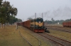 BR BED26 6402 stabled at Amnura, between Rajshahi & Rohanpur, with a freight