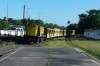 CBTU Alco RS8 6013 propels out of the bay platform at Joao Pessoa with train 19 1432 Santa Rita - Cabedelo; the loop platform at Mandacaru being out of use, resulting in trains passing at Joao Pessoa and delays of 20+ minutes