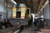 CBTU Shed at Natal - Alco RS8 6018; part stripped, out of service, crash damaged