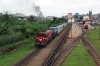 CamRail GM GT26CU-3 CC3301 arrives into Yaounde, from the Douala direction, with a container train