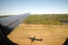 Our Bearskin Airlines flight departs Flin Flon for Winnipeg