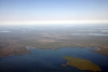 Views from our Bearskin Airlines flight as it climbs away from Flin Flon