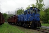 Ex LIRR Alco S1, now Catskill Mountain RR #407 rests at the CMRR's Phoenicia site
