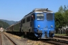 CRF Sulzer 60-1400 at Viseu de Jos depositing its two coaches onto the rear of R4135 0730 Beclean pe Sommes - Sighetu Marmatiei; led by Sulzer 60-1356