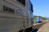 CRF Sulzer 60-1400 at Viseu de Jos running-round after depositing its two coaches onto the rear of R4135 0730 Beclean pe Sommes - Sighetu Marmatiei; led by Sulzer 60-1356