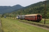 CFR Sulzer 60-1400 at Valea Viseului shunting two coahces off the rear of R4135 0730 Beclean pe Sommes - Sighetu Marmatiei, while Sulzer 60-1356 is about to drop back onto the stock and work R4135 forward