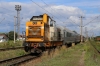 CFR Sulzer 60-0539 departs Suceava with R56564 0843 Botosani - Suceava Nord; with Caterpillar 82-0615 idling on the rear (as booked)