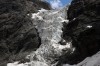 Cajon de Maipo, Andes, Chile - El Morado Hanging Glacier & Lagoon in El Morado Natural Monument; after a 2h30m hike to reach it!