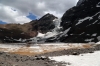Cajon de Maipo, Andes, Chile - El Morado Hanging Glacier & Lagoon in El Morado Natural Monument; after a 2h30m hike to reach it!