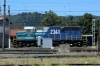 Temuco, Chile - FEPASA SDL39 2344 sits on the FEPASA shed adjacent to Temuco station