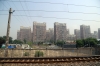 China - outskirts of Beijing from a train window