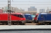 CR HXD3D-0366, HXD3C-0734, HXD3D-??? & HXD3C-0748 at Beijing Loco Shed