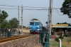 CR DF4C-0012 heads west away from Miyun Bei with a freight