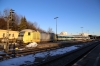 On hire to ALEX, MRCE's frozen 223007 stands at Kempten in the freezing conditions