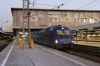 On hire to ALEX, MGW Service's 183500 waits to depart Munchen Hbf with 1644 Munchen Hbf - Hof Hbf