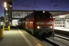 DB 218419/218428 wait to depart Munchen Hbf with EC196 0714 Munchen Hbf - Zurich Hbf