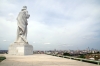 Statue of Christ above the town of Casablanca, across the bay from Havana