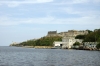 From Muelle Luz - Casablanca Ferry (Havana), Morro Castle (L) & Fortaleza de San Carlos de la Cabana (R)