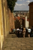 Prague - steps up to Prague Castle