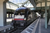 MRCE 182513, on hire to Flixtrain, at Darmstadt Hbf with FLX1817 0629 Berlin Lichtenberg - Stuttgart Hbf