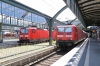 DB's 143107 & 143242 at Darmstadt Hbf with services on the Wiesbaden - Aschaffenberg circuit