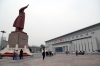 China, Dandong - Statue of Mao Zedong