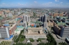 North Korea, Pyongyang - Eastern Pyongyang from the top of Tower of Juche Idea