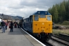 31119 waits departure from Bolton Abbey with the 1430 Bolton Abbey - Embsay during the EBAR's Thomas Weekend