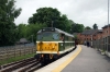 31414 at Duffield after arrival with the 1020 Wirksworth - Duffield