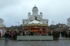 Helsinki, Finland - Helsinki Cathedral & Christmas Market in Senate Square