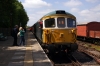 33109 at Ruddington on the rear of 1A09 1250 Ruddington - Loughborough, 37901 leads