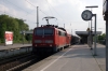 DB 111187 departs Freising with 4263 1536 Nurnberg - Munich HB