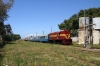 Alco DL537's A9101 (front) & A9105 (rear) pause at Kalonero with 7352 1006 Pirgos - Kalamata section of the Peloponnese Excursion