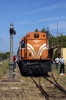 A9101 (front) & A9105 (rear) pose for photos at Kalonero (after the set was turned on the triangle) with a special charter arranged by TrainOSE, train 7351 0900 Kalamata - Pirghos