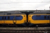 NS EMU's 4038/4088 depart Deventer with IC1637 1037 Schiphol - Enschede